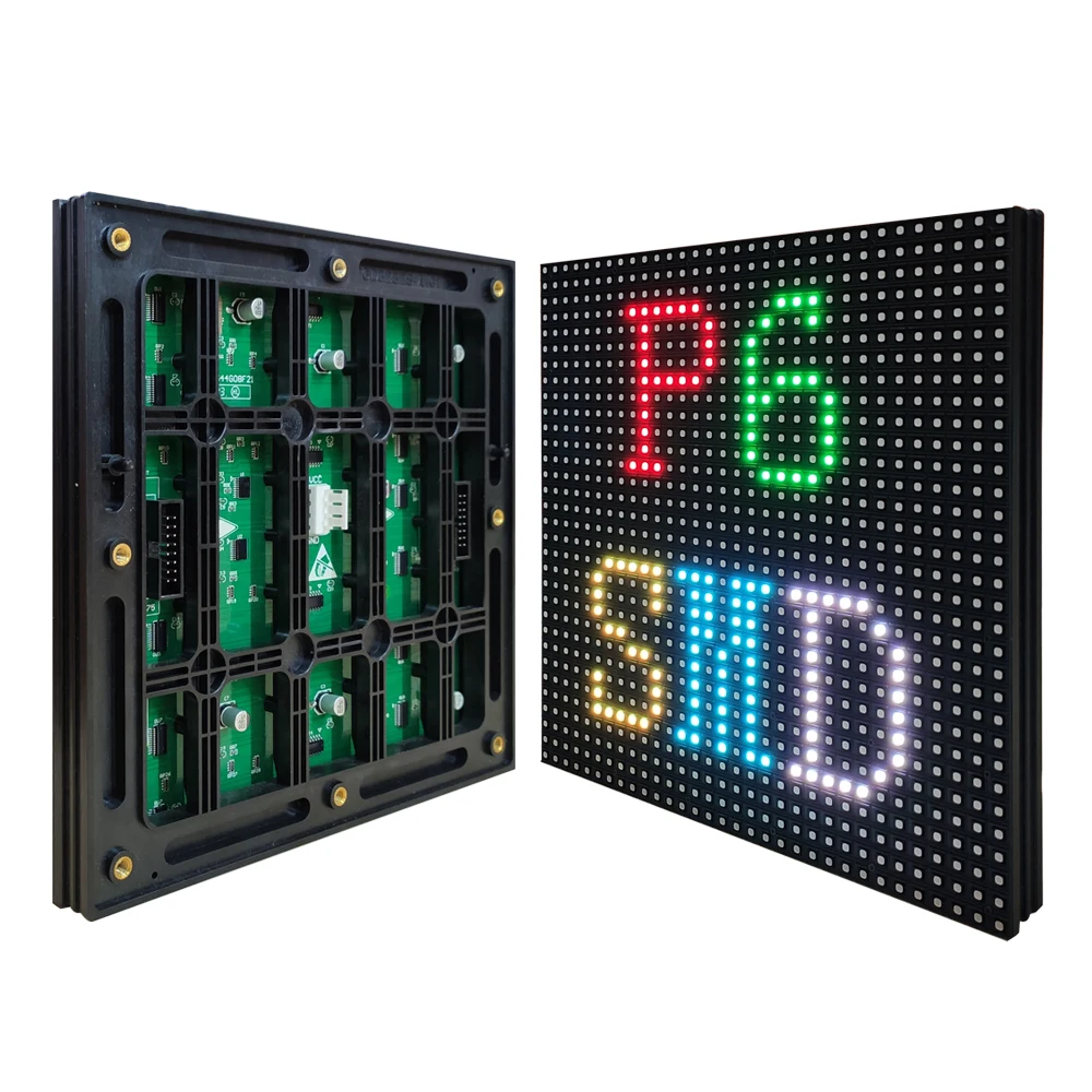 192*192mm P6 kolorowy moduł Panel wyświetlacza LED 32*32 pikseli skanowanie 1/8 na zewnątrz 3 w1 SMD2727/3535 RGB P6 moduł Panel wyświetlacza LED