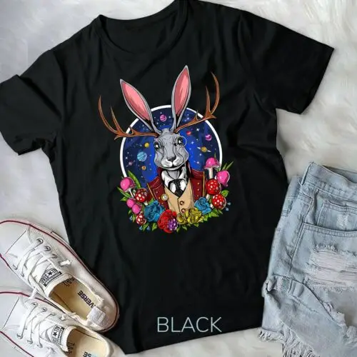 Jackalope Cryptid Rabbit Mythical Bunny Cryptozoology Unisex T-shirt