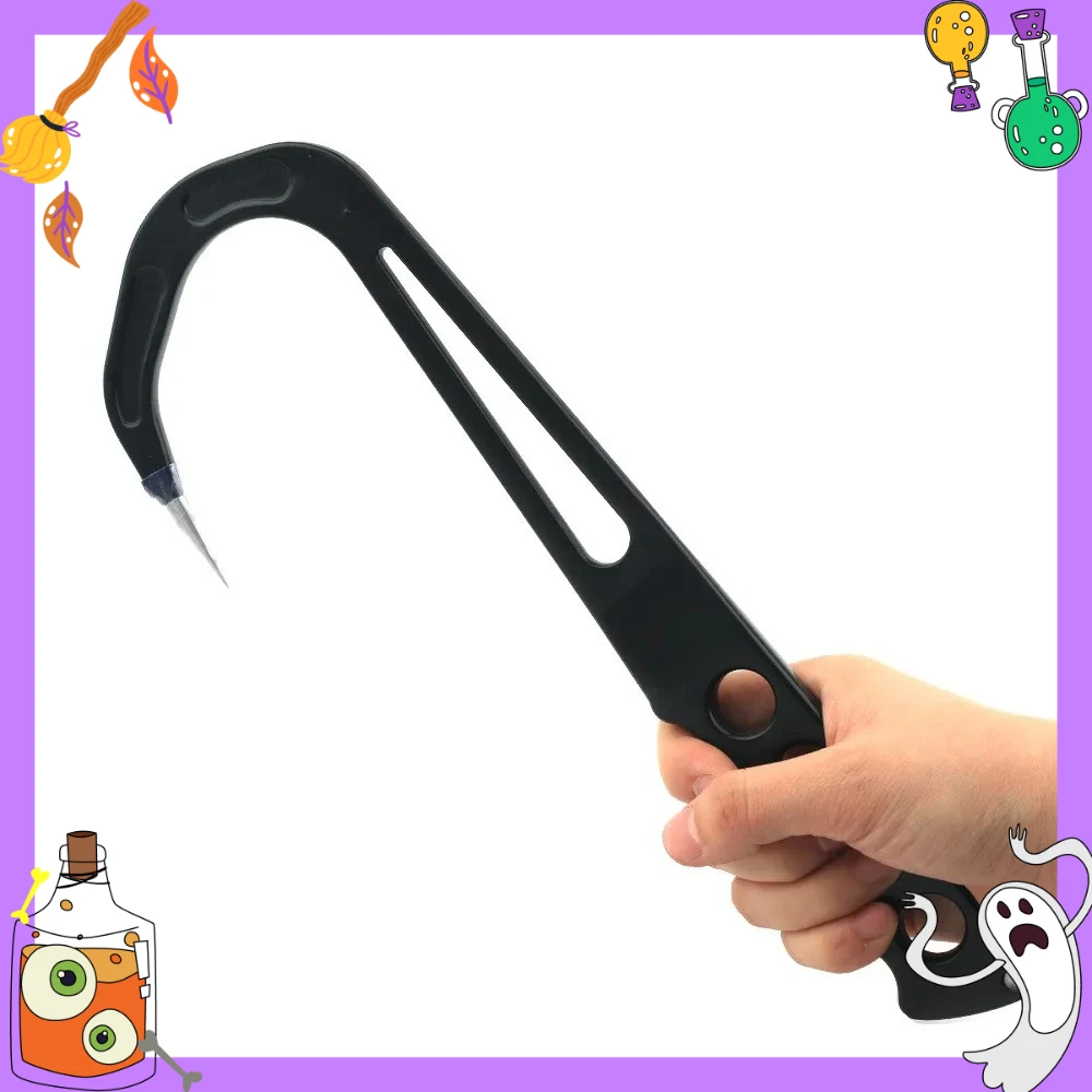 30.5CM Stainless Steel Fish Grip Portable Sea Fishing Gaff Stainless Steel Lip Spear Hook Gripper Tackle Accessory Tool Big Fish