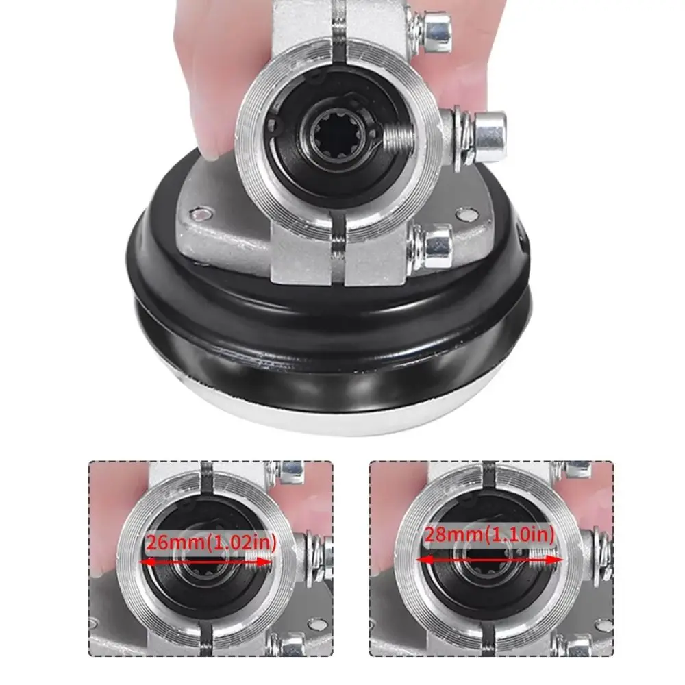 Strong Compatibility Brush Cutter Trimmer Replacement High-strength Wear-resistant 9 Teeth Trimmer Gear Head Long Service Life