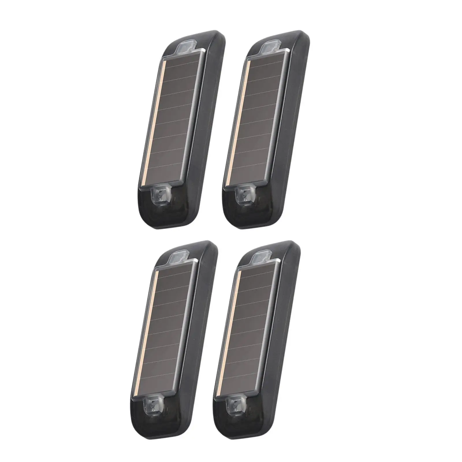 Mini Solar Emergency Strobe Light 5.3x1.6cm Waterproof Car Flashing Light for Car SUV Truck Simple Assembly Multifunctional
