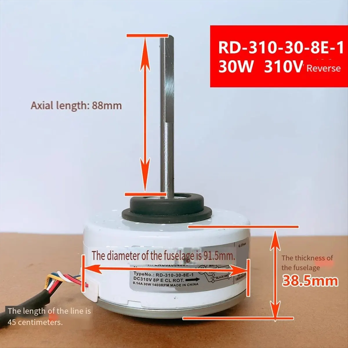 (AIMA) DC310V 30W Air Conditioning Motor Internal Motor for 1-1.5HP for Samsung LG CHANGHONG RD-310-30-8E-1/8D-2