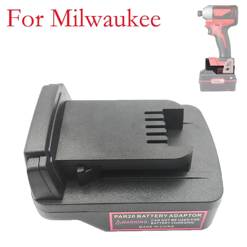 

For Parkside 20V Lithium Batteries Compatible with For Milwaukee 18V Lithium Battery Power Tools Drill Battery Adapter Converter