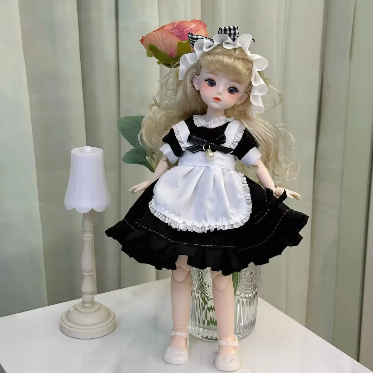 

Only Clothes Are Suitable for 30 Cm Doll Costumes Hot-selling Cloak Dress Suits Personalized Maid Costumes Elegant Long Dresses