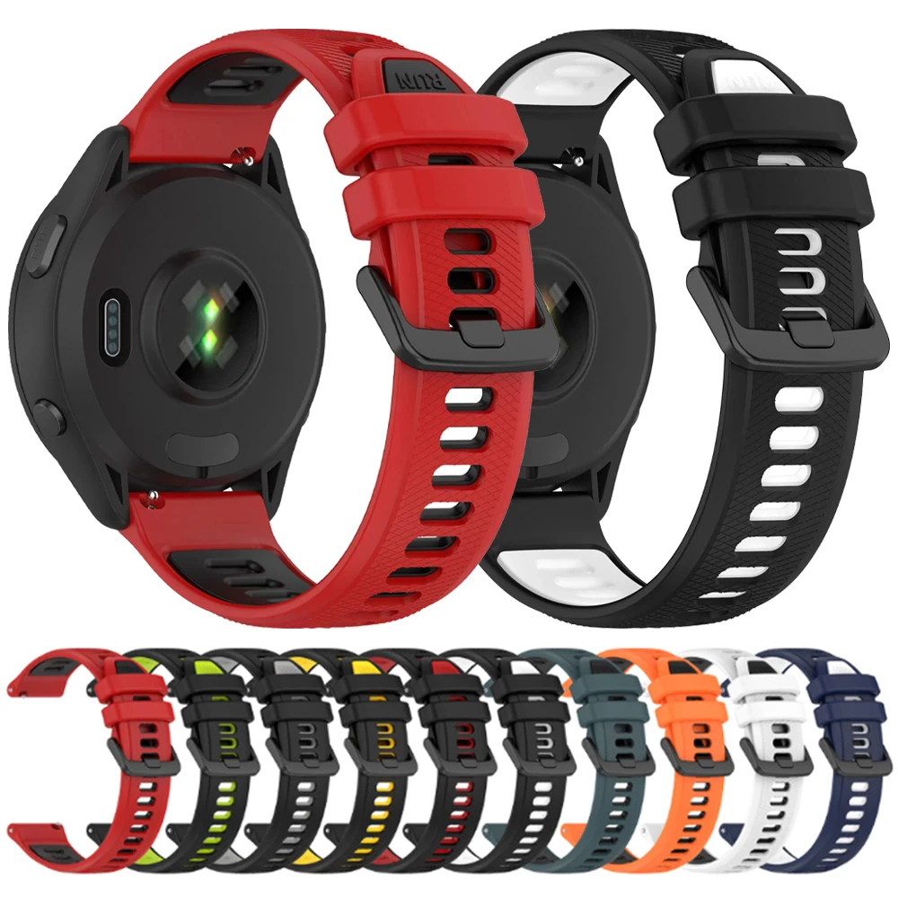 Спортивный силиконовый ремешок 22 мм 20 мм для Huami Amazfit Balance/Cheetah, браслет Amazfit GTS 4 2/GTR 4 3Pro/Bip 6/Active 2, ремешки для часов