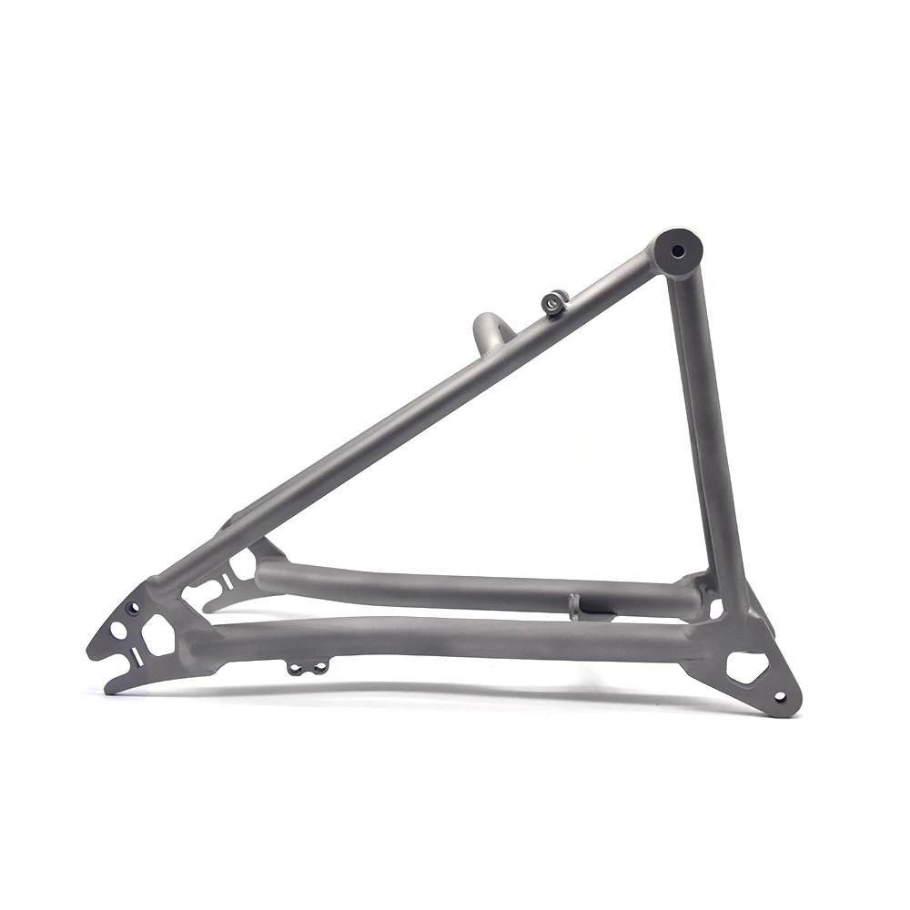Titan Fahrrad hinteres Dreieck für p Linie für Brompton Fahrrad Vorderrad gabel Rahmen leichte 16 "Original größe Teile – Detail 16