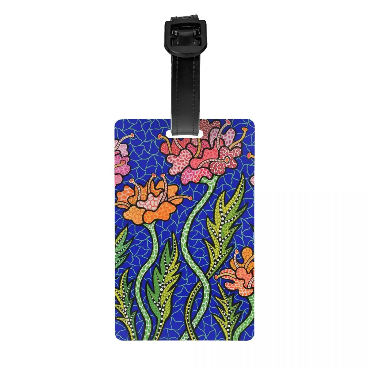 

Summer Flower Yayoi Kusama Luggage Tags for Suitcases Fashion Surrealism Abstract Art Baggage Tags Privacy Cover ID Label