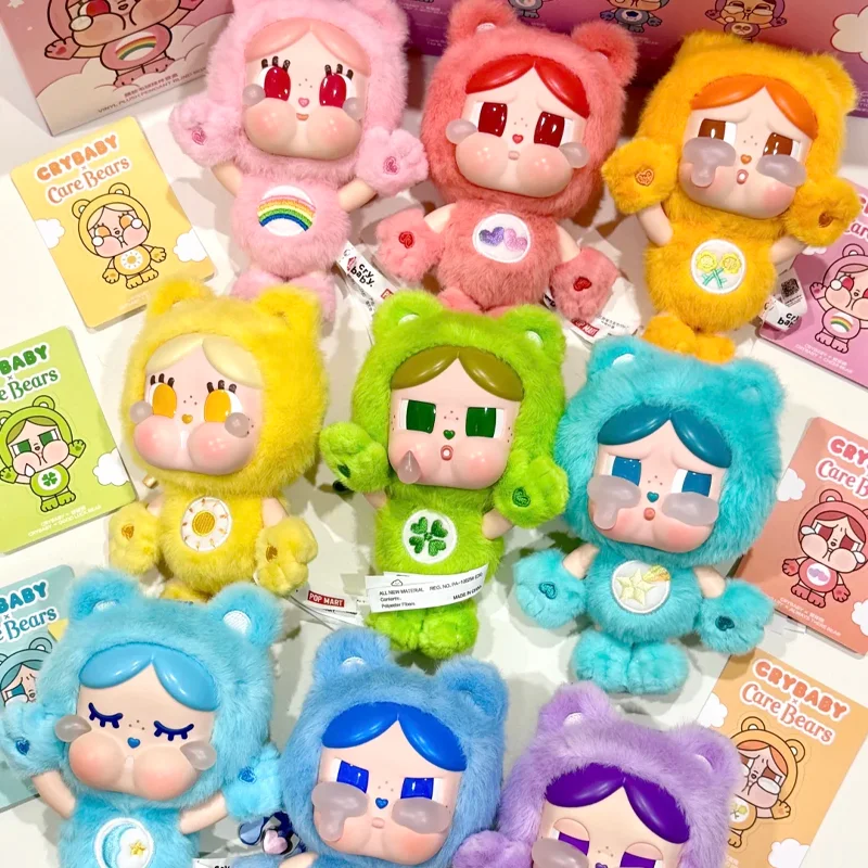 NEW POPMART CRYBABY × ケアベアシリーズ ビニールぬいぐるみ