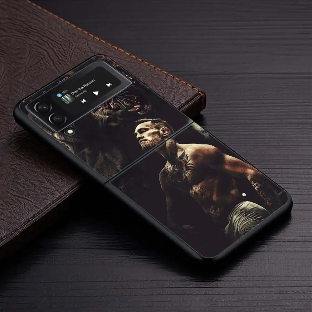 Conor McGregor Zflip4 Zflip5 Phone Case For Samsung Z Flip3 Flip4 Flip5 5G zFlip 4 5 Cover Cellphone Shell Caso Fundas