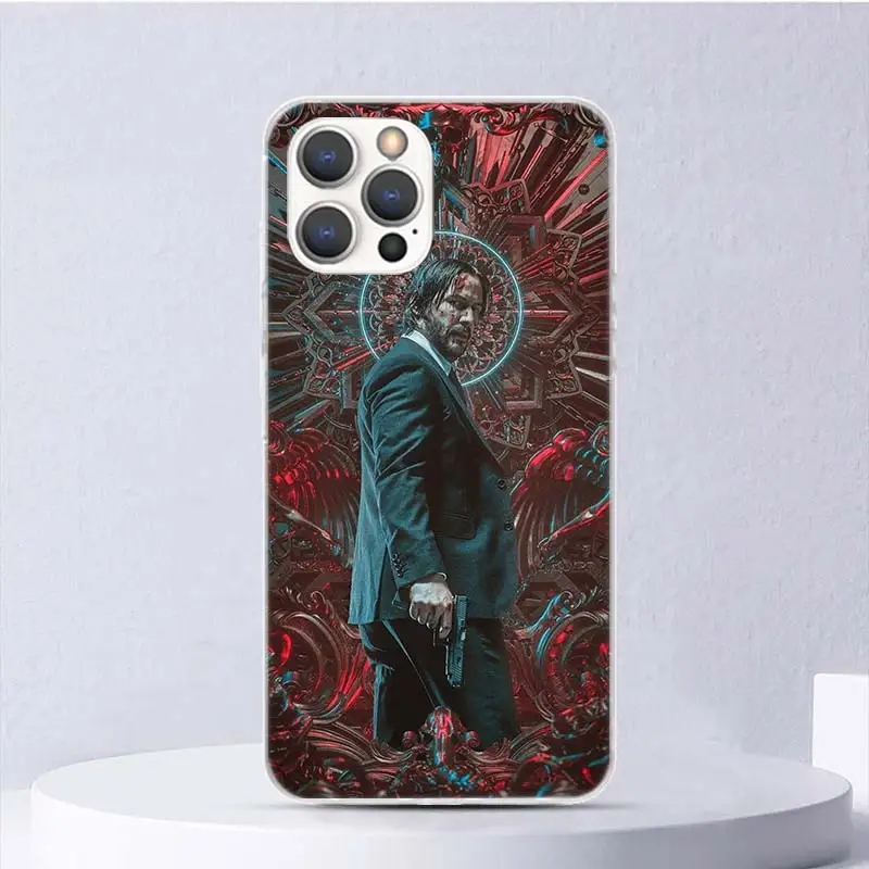 John Wick 4 Movie Soft Case For iPhone 16 17 Air 16E 15 Plus 11 12 13 Mini 14 Pro Max Phone Cover Apple 7 8 SE Coque Funda view 2