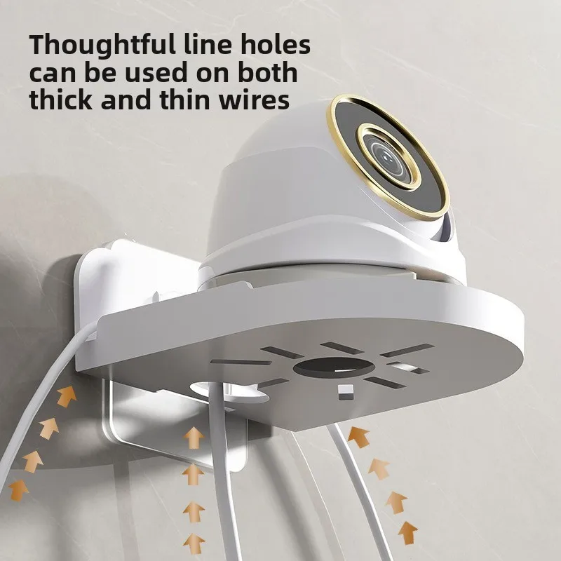Universal Camera Holder Stand Wall Mounted Support Home Surveillance Installation Wall Mount Security Camera Bracket No Drilling