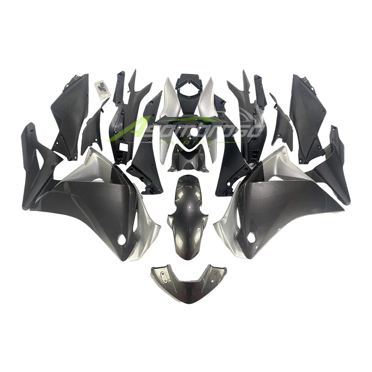 Aftermarket Fairings For Honda 2011-2013 CBR250R11 12 13 CBR 250R Injection Molded Bodywork Panels | Gloss Metallic Gunmetal