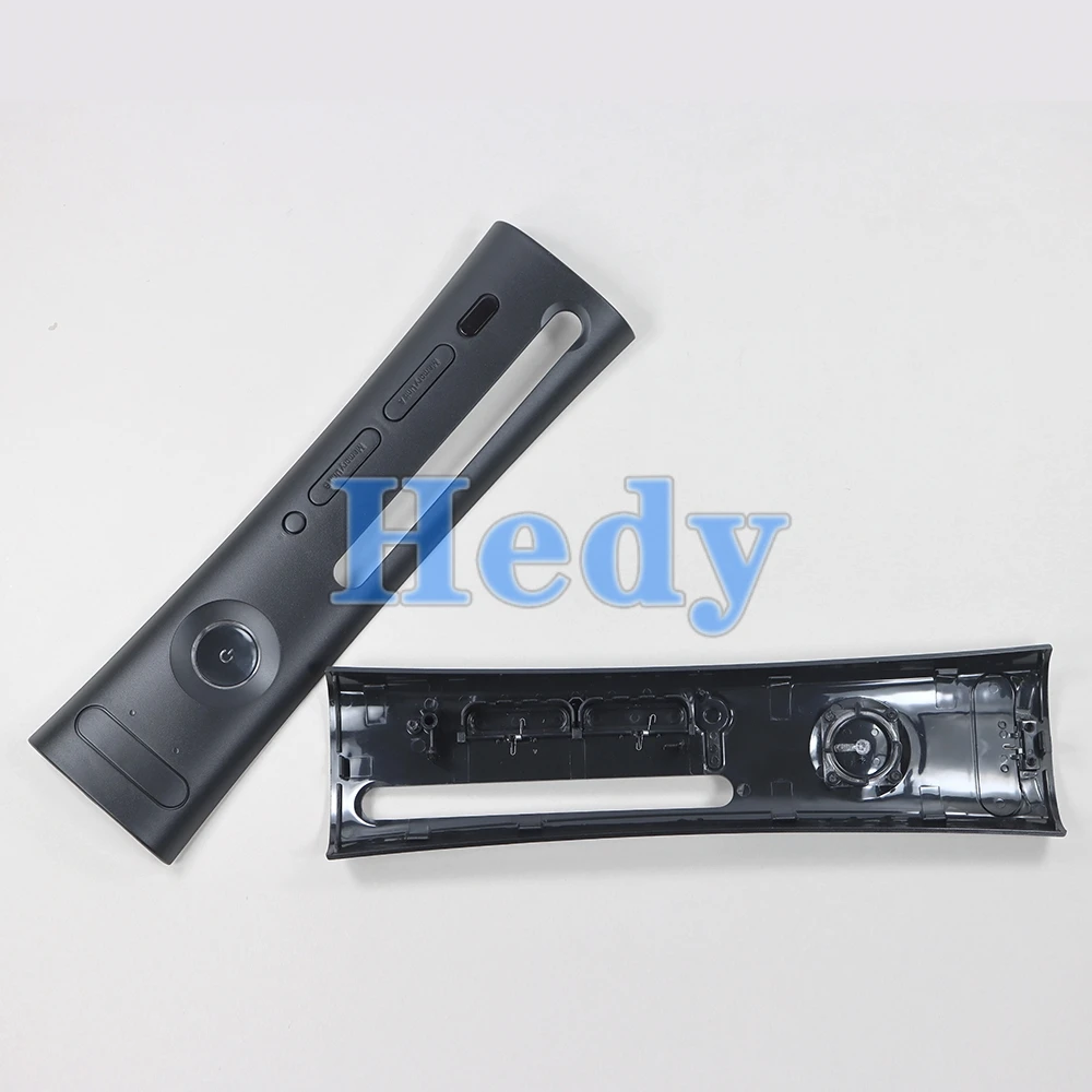 1 Buah untuk XBOX360 Casing Pelat Depan Pengganti Penutup Cangkang Depan Tahan Lama untuk XBOX 360 Pelat Wajah Depan Cangkang Pelindung Hitam