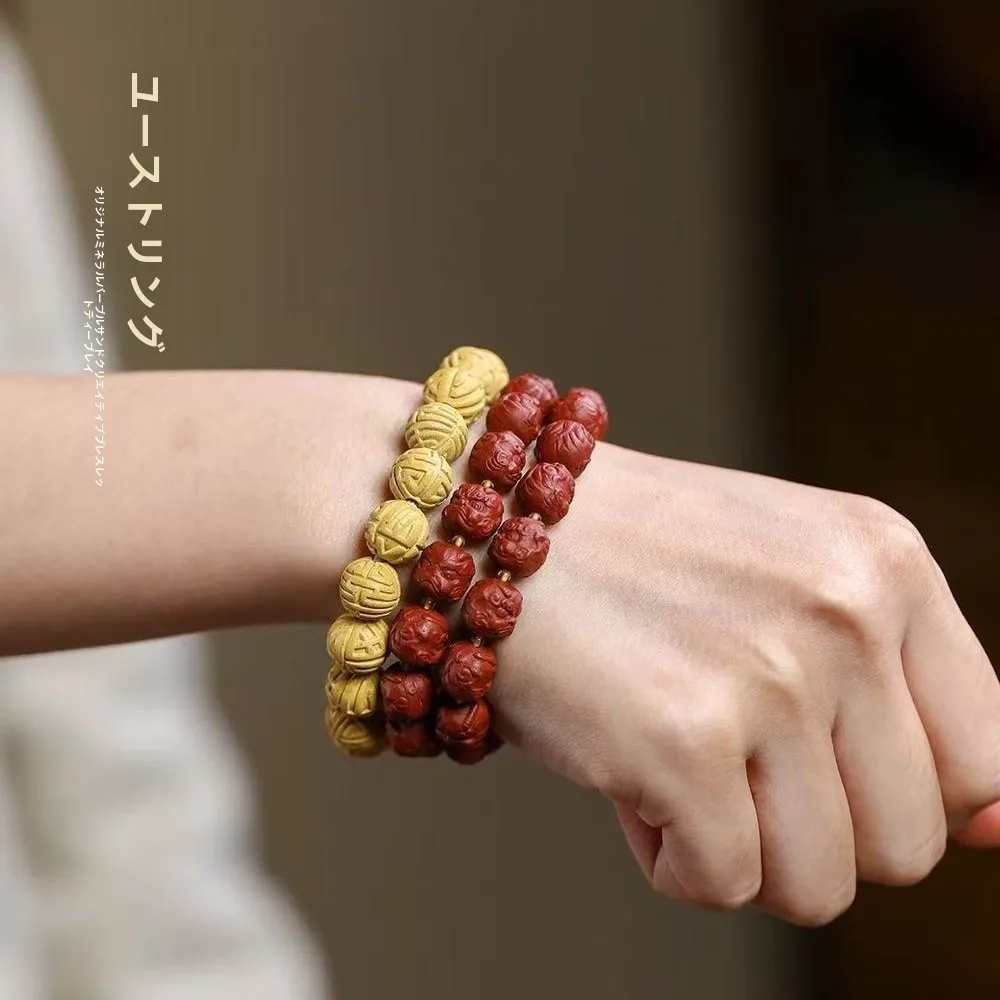 

Yihe Purple Clay Xiushui Bracelet Tea Pet Original Mine Premium Can Nurture Blessing Hand Chain Creative Tea Play Tea Table D...