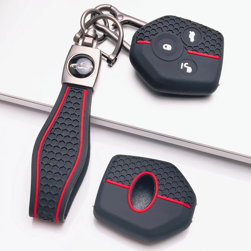 For Subaru Forester Outback Legacy XV Crosstrek Impreza BRZ WRX Key Sleeve With Carabiner Scratch Resistant