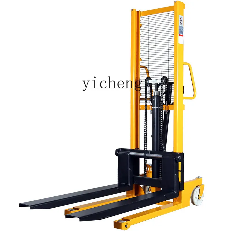 ZC 1-1.5-2 T Manual Hydraulic Stacker Lift Car Forklift