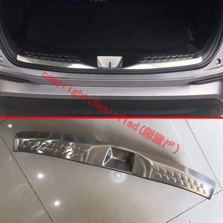 

Stainless Steel Interior Inner Rear Bumper Sill Protector For Toyota C-HR CHR 2017 2018 2019 Car Accessories Stickers