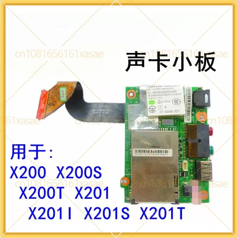 Used Laptop Audio Sound Board for Lenovo X200 X200S X201 X201S X201I Notebook 60Y5407