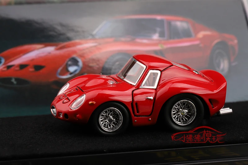 LITTLE EGG 1:64 250GTO Eierwagen Simulation Limited Edition Harz Metall statisches Automodell Spielzeug Geschenk