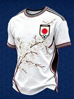 2026 Edition Japanese Fans Football Training T-Shirt - 3D Digital Printing - Comfortable and Breathable - Family Clothing 3