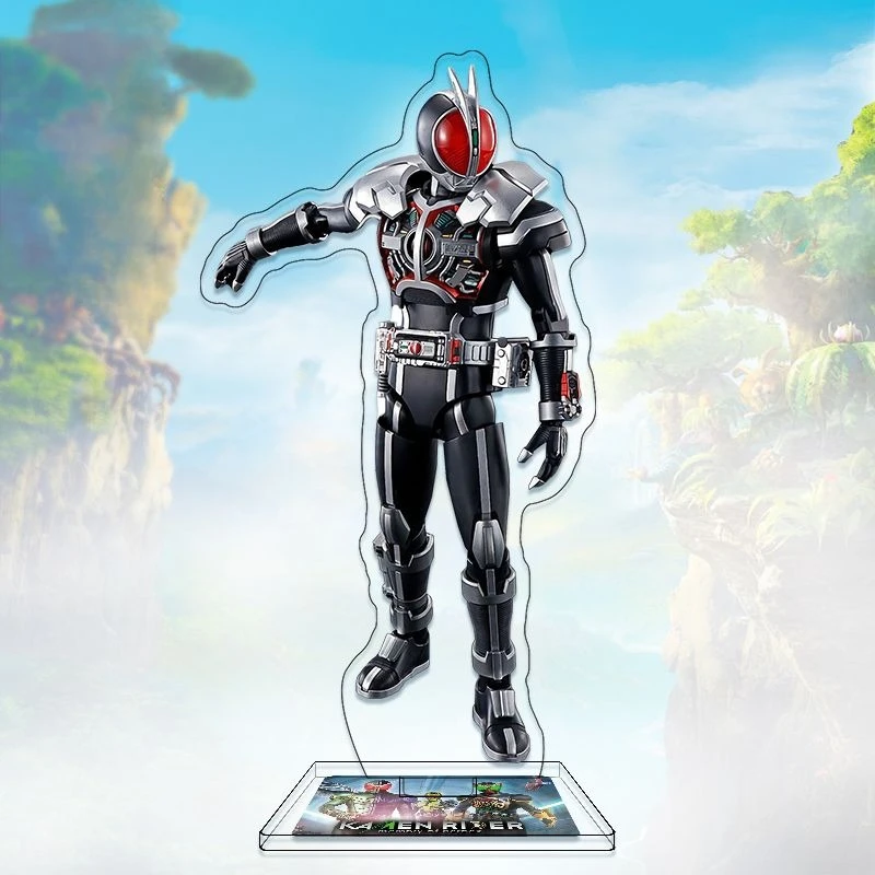 Kamen Rider Acrylic Stand Figure Masked Rider 1 Masked Rider 2 Anime Peripherals Cute Humanoid Station Sign Desktop Ornament