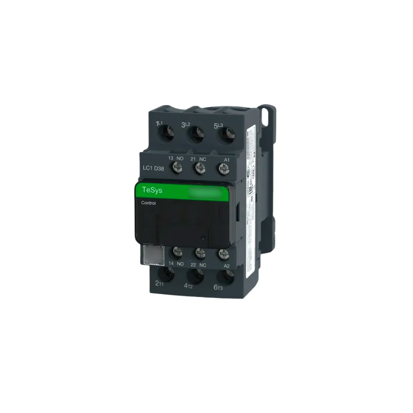 LC1D38E7C Contactor, TeSys Deca, 3P, 3 NO, 0 to 440V, 38A, 48VAC Screw terminal