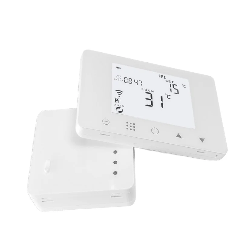 WIFI Smart Home LCD Touch Screen Wireless Battery Power Programmable  Thermostat
