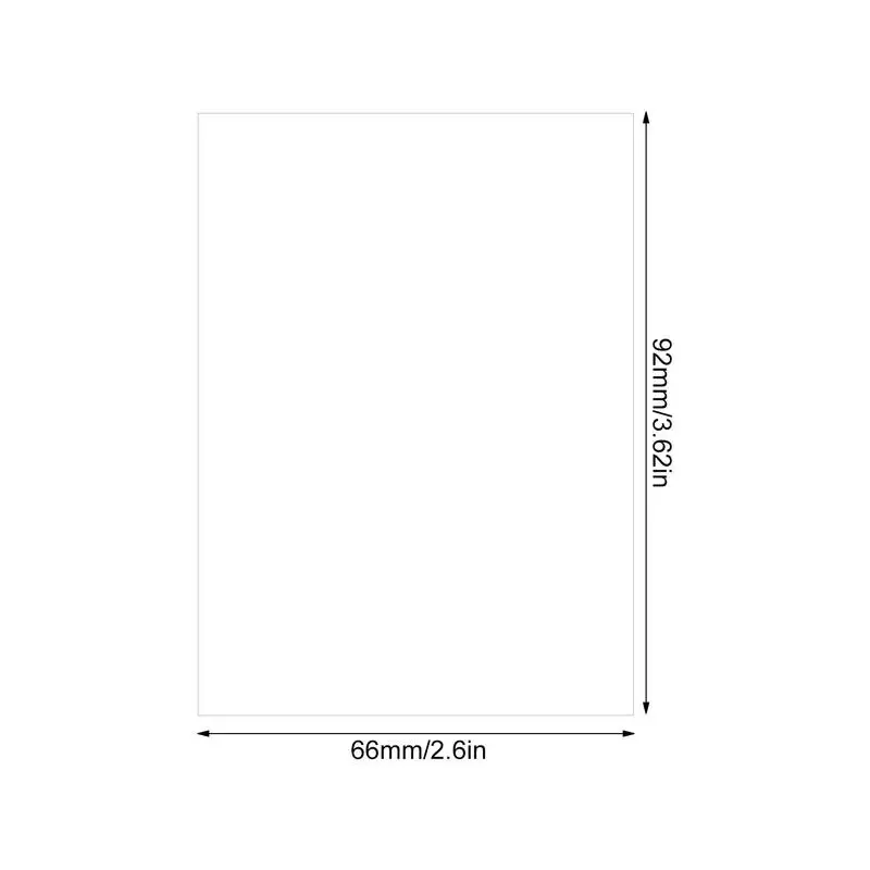 Card Sleeves Colored Card Film Photo Card Protector 50 Pcs Waterproof Thickened Photocard Binder Sleeves Album Photocard