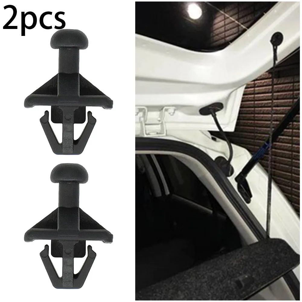 

2PCS Car Shelf Hook Cargo Lid Hook Cargo Cover Black Plastic High Quality Durable Practical To Use For Nissan 2010-2019