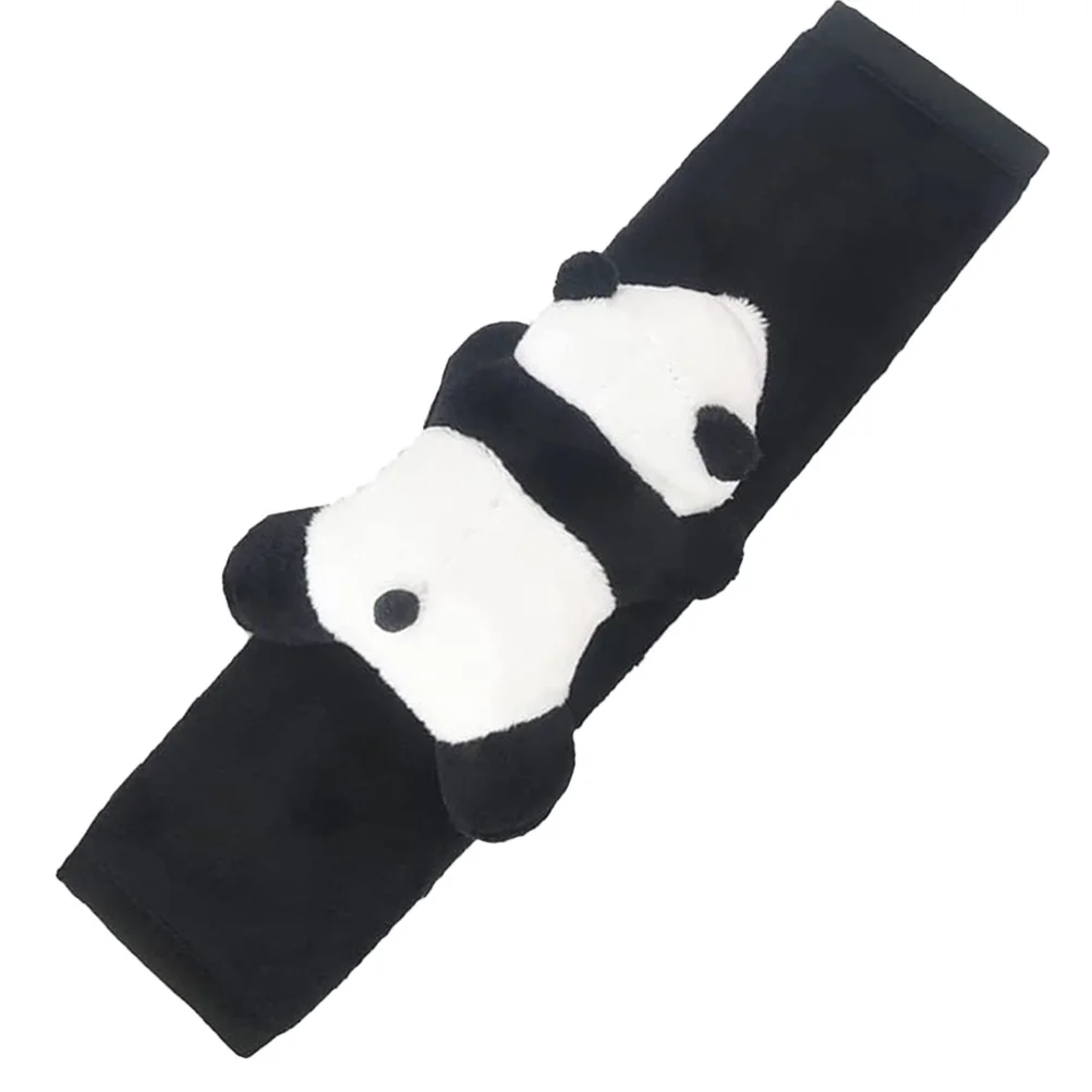 

Safety Cover Panda Design Flannelette Shoulder Pad Auto Strap Protector Cushion For Adults Driving Accessory