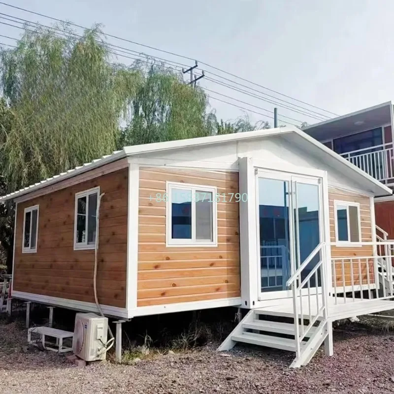 Long Service Life Container House Ready Made Movable 20Ft 40Ft Prefab Mobile Expandable Folding House Container Tiny Home Office