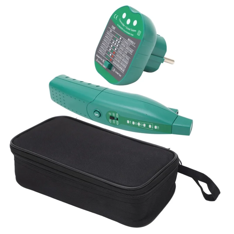 A95I- Wire Breakpoint Finder Multi-Function Circuit Breaker Finder For 220V High Power Used To Detect Broken Wires EU Plug