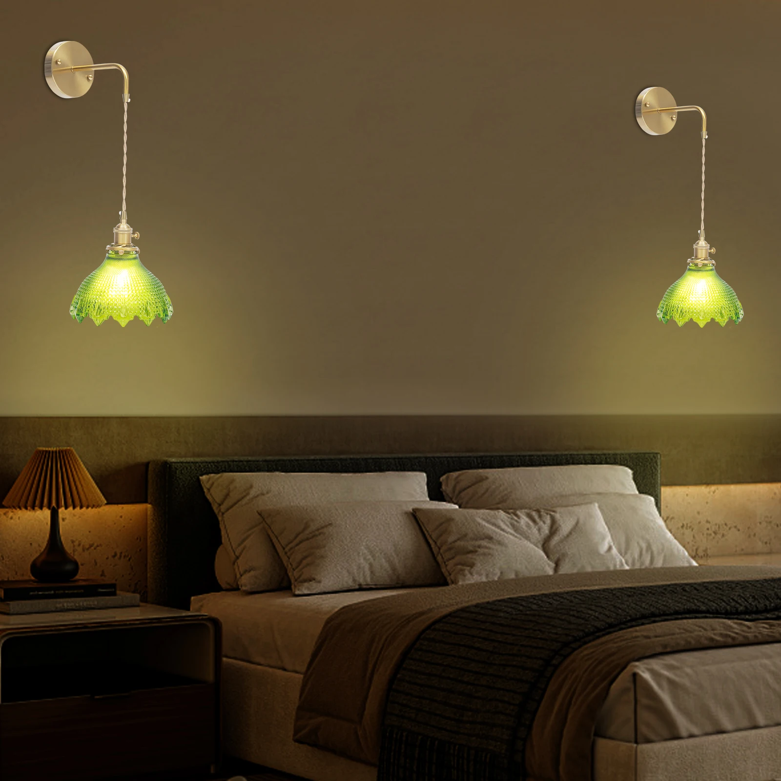 2PCs Wall Mount Light Fixture Vintage Wall Light Wall Sconce for Balconies/Restaurants/Kitchens/Corridors/Cafes/Entrances/Bars/Clubs/Restaurants/Libraries