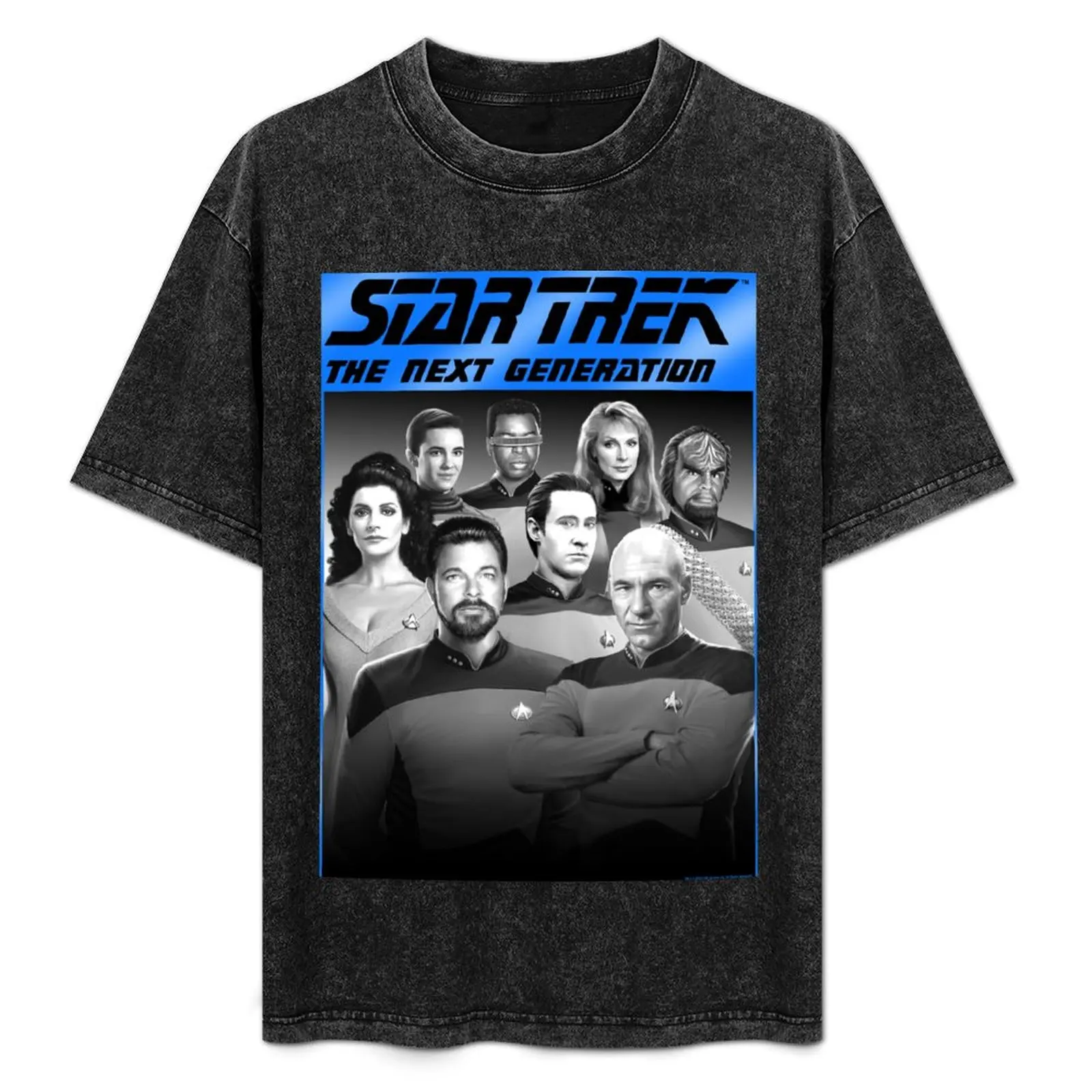 Camiseta Star Trek Next Generation Grey Scale Color Pop Poster, camiseta transpirable para viaje