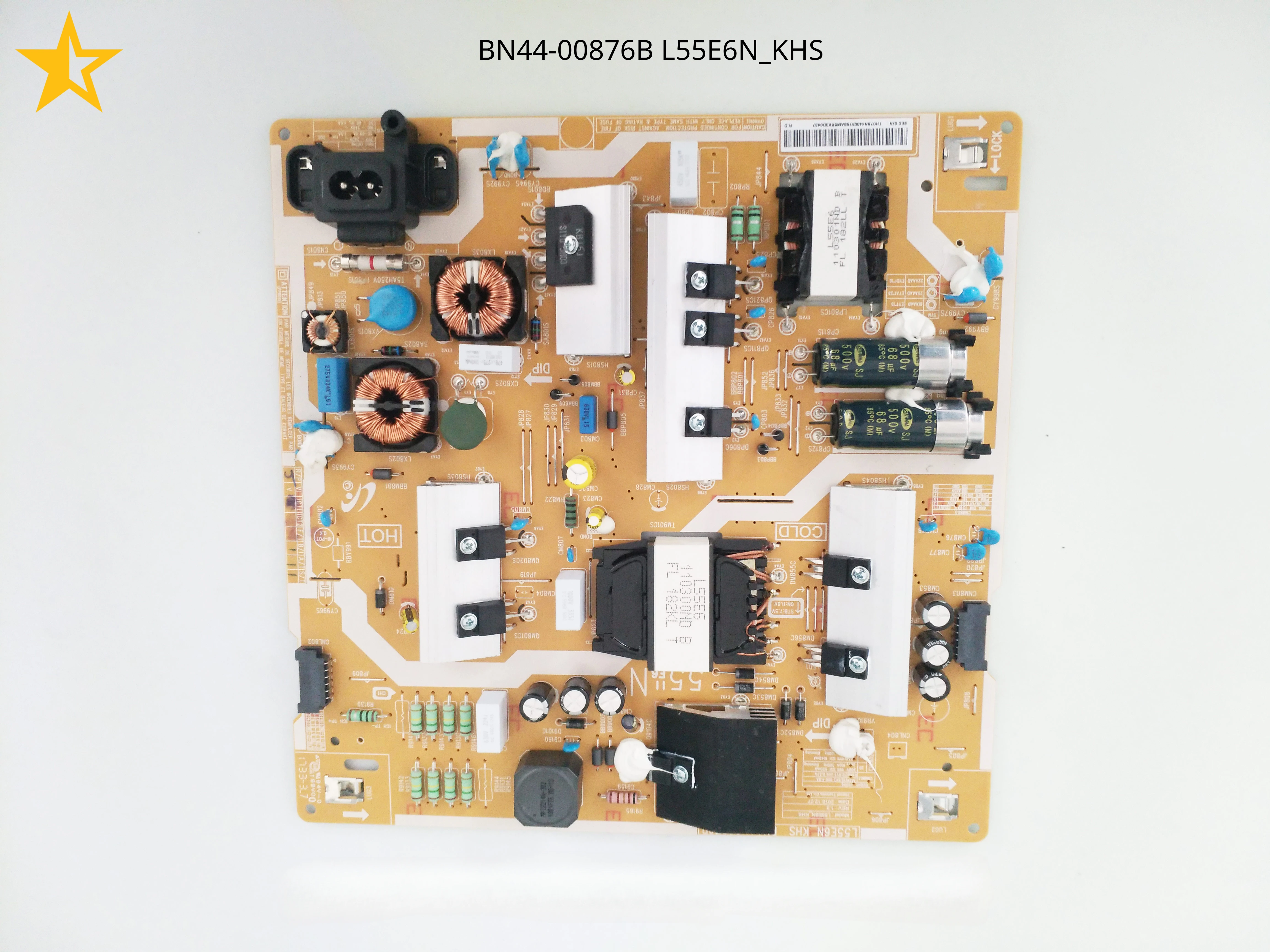 Genuine BN44-00876B L55E6N_KHS Power Supply Board is for HG49EE890UBXCI LH55WMHPTWC/CI UA49KU6500GXXP TV accessories