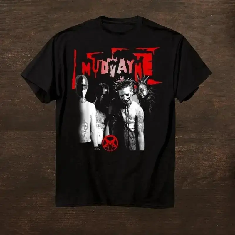 Vtg Mudvayne Band Music Lover Cotton All Size Black T Shirt BL284