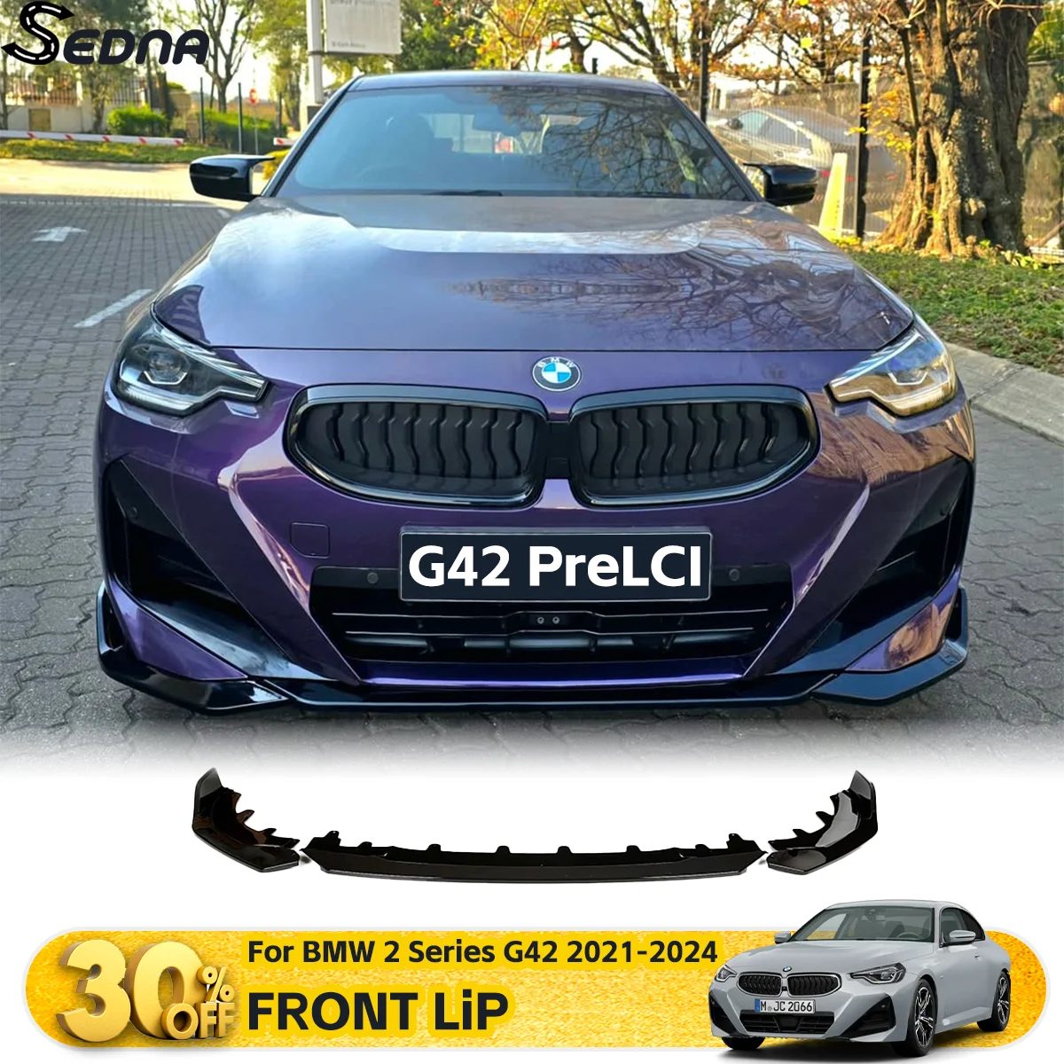 Front Bumper Lip Sp… - image