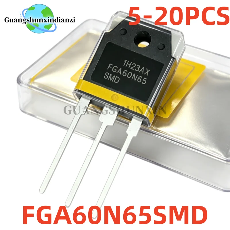 5-20PCS TO-3P Brand New FGA60N65SMD FGA60N65 60N65SMD IGBT High-Power Transistor Best Quality In Stock