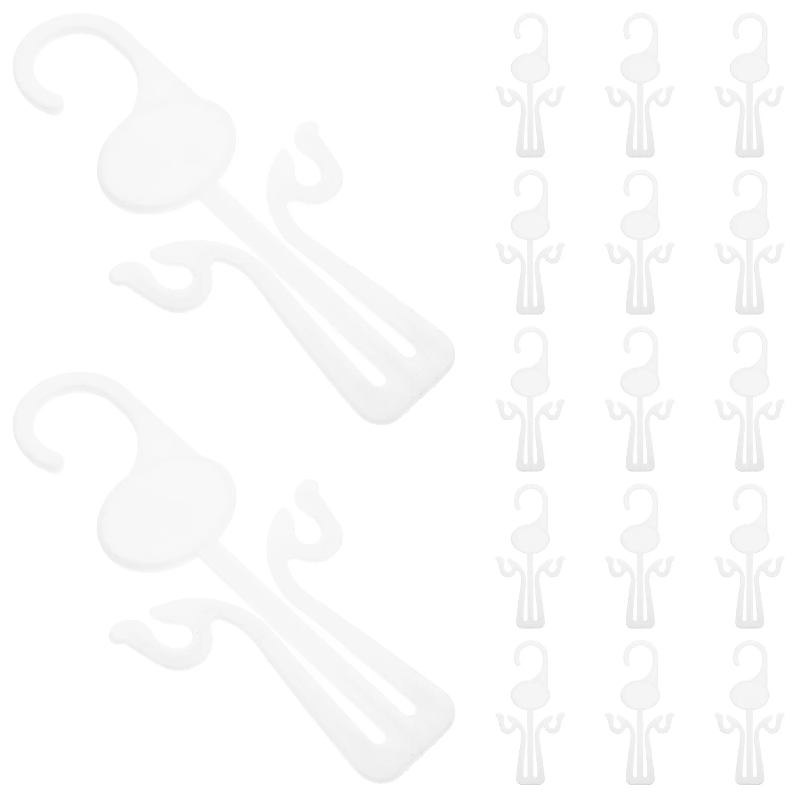 

30Pcs Shoe Hanging Hook Multi Functional Drying Rack for Shoes and Slippers Strong PP Material Non Slip Home Organization Tool