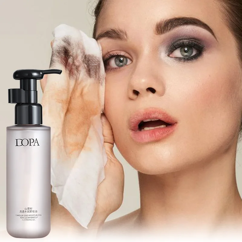 DOPA カメリアシード クリア＆モイスチャライジング メイク落としオイル アイ＆リップメイク落としウォーターが顔を深く洗浄します