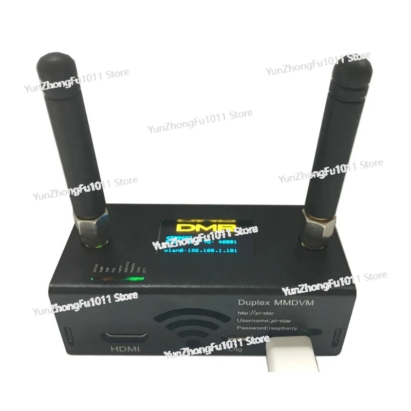 Assembled UHF VHF MMDVM Hotspot Radio Station WiFi Digital Voice Modem P25 DMR YSF D-Star