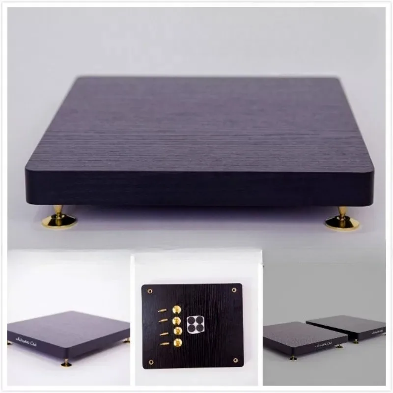 Professional Anti-Vibration Baffle Tray, Shockproof Base Plate Floor Tripod Stand for Home Theater Audio Subwoofer & Speakers