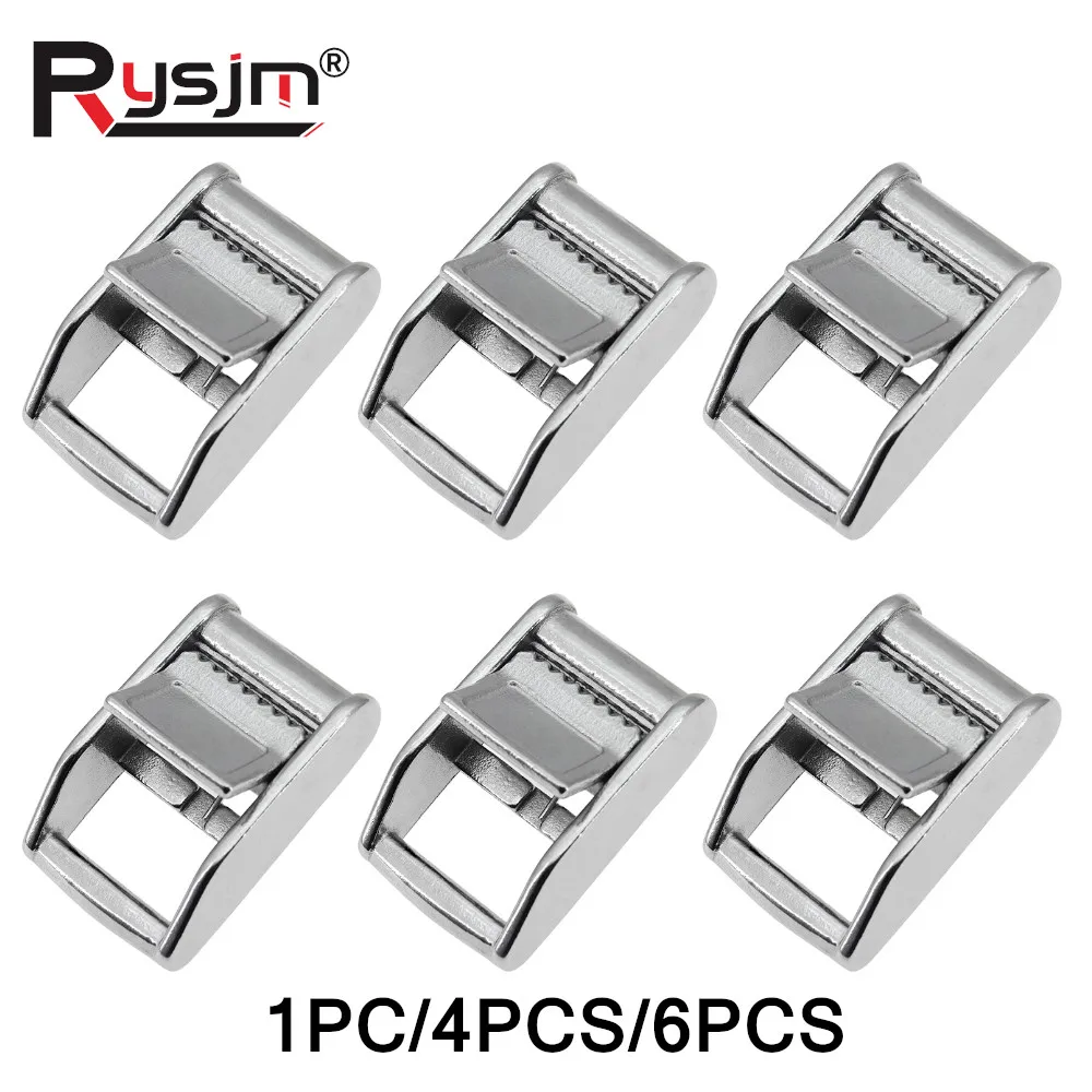 1PC/4PCS/6PCS 25mm 316 Stainless Steel Cam Buckle Tie down strap cam buckle Luggage Bag Belt Metal Buckles Mounted Luggage Cargo