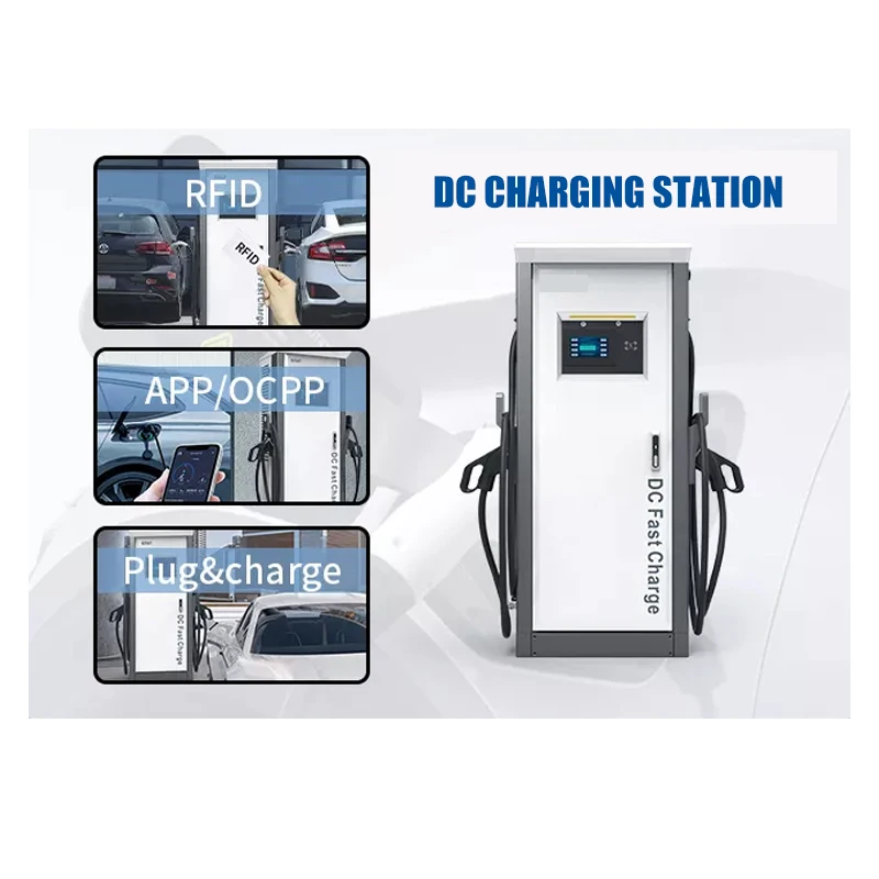 الجملة الصين الصانع 60KW إلى 120KW CCS1 محطة شاحن EV لمحطة شحن السيارات الكهربائية السريعة EV