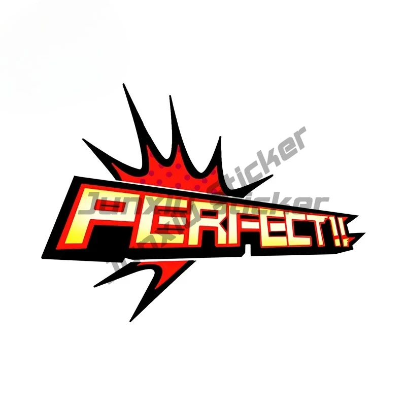 

Perfect Text Game Theme Graffiti Car Stickers Creativite Vibrant Computer Windshield Decals Sunscreen Car Goods