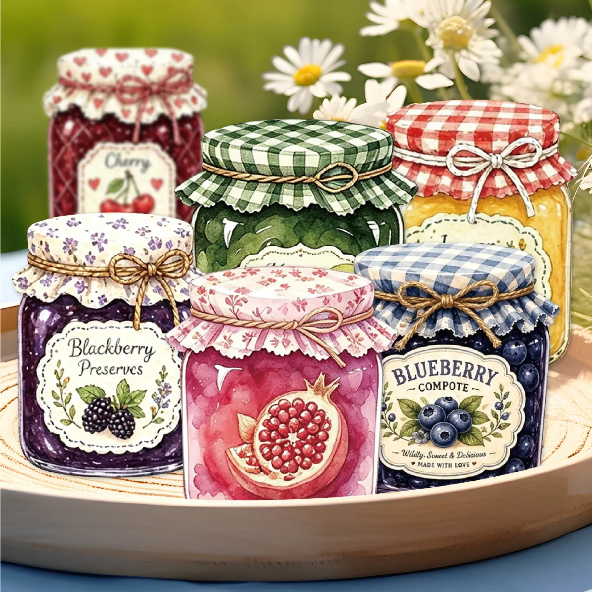 10pcs/lot Kawaii Stationery Stickers Honey jar jam Diary Planner Decorative Sticker Scrapbooking Craft Sticker