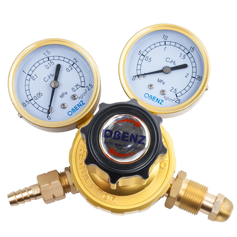 

Gas meter, OBC-206 propane pressure reducer, pressure gauge, pressure relief meter, pressure relief valve, copper heavier.