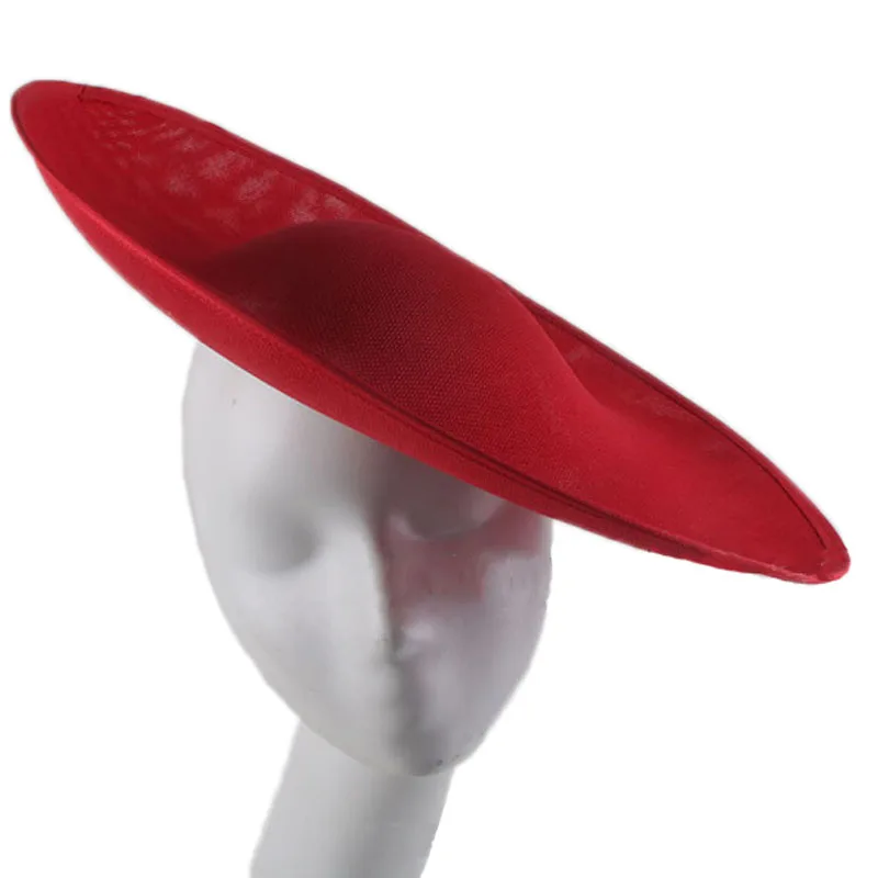 Fascinator podstawy 40CM dla kobiet fascynator ślubny czapki DIY do włosów akcesoria Party Derby chluba