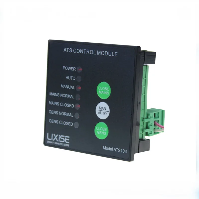 ATS106 diesel generator ats controller automatic transfer switch panel auto manual changeover USB LED control module