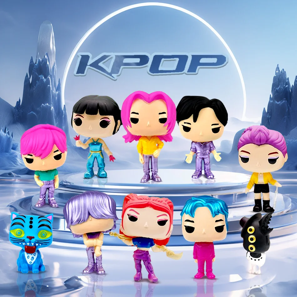 アニメ Kpop デーモンハント ブラインドボックスシリーズ フィギュア タイガー置物 おもちゃ デスク装飾 置物 ハロウィン/クリスマス 子供ギフト